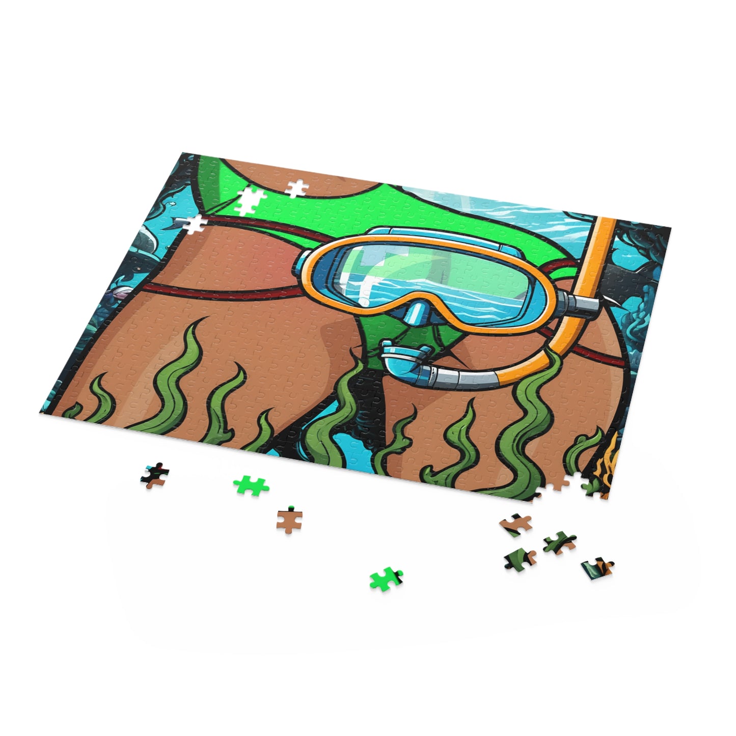 Super Butts Snorkel Butt Puzzle (120, 252, 500-Piece)