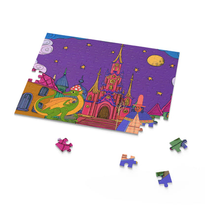 Mystic Wizards #328 Town Puzzle (120, 252, 500-Piece)