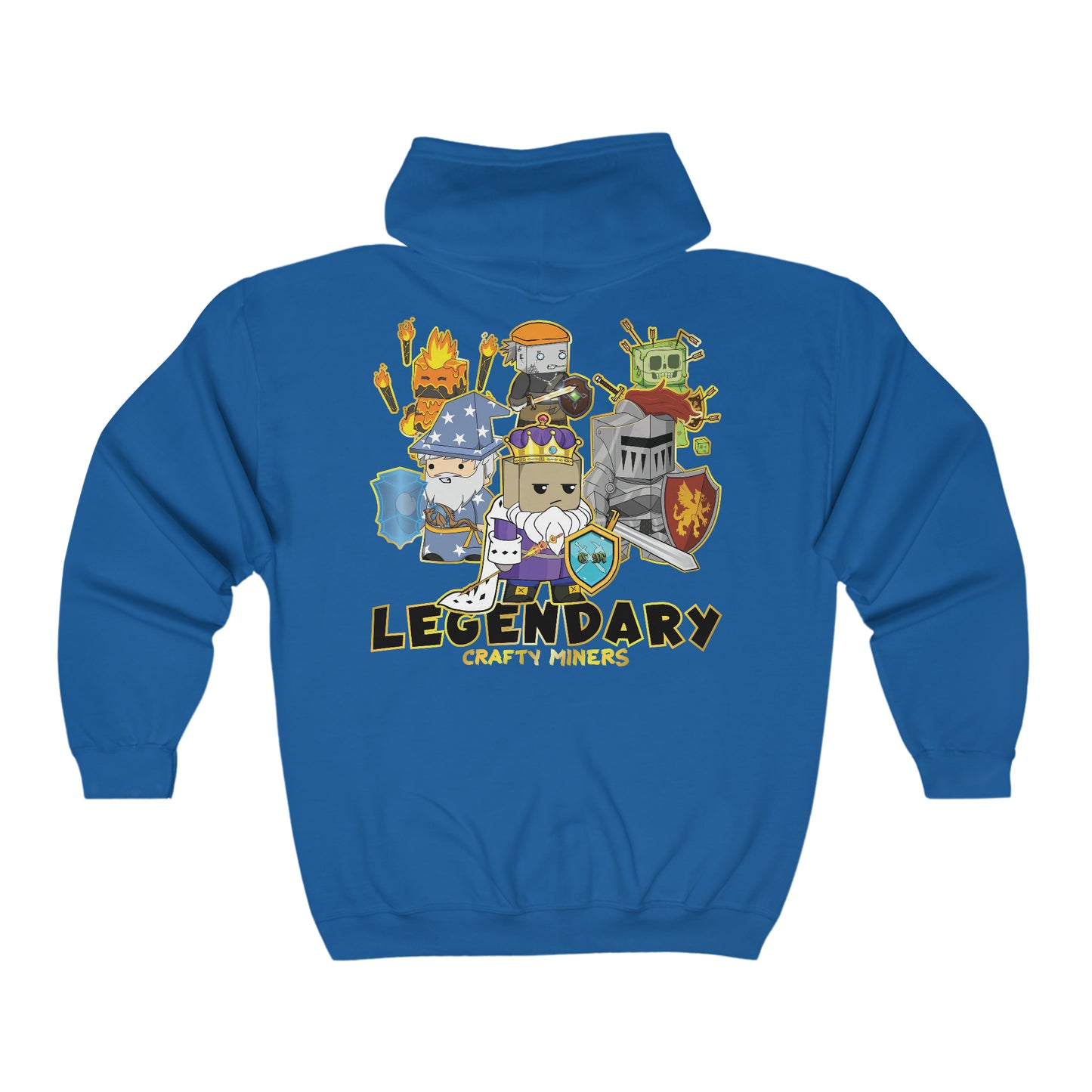 Crafty Miners Legendary Unisex Heavy Blend™ Full Zip Hooded Sweatshirt