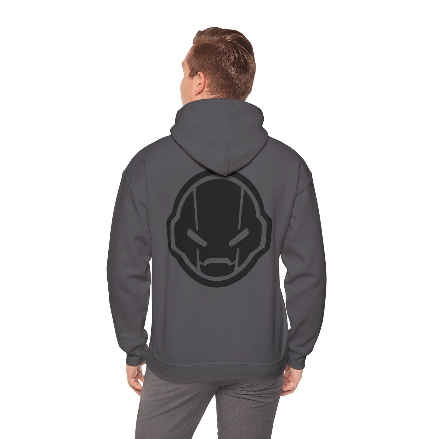 Brozo Text Front Logo Back Unisex Heavy Blend™ Hooded Sweatshirt UK Distro