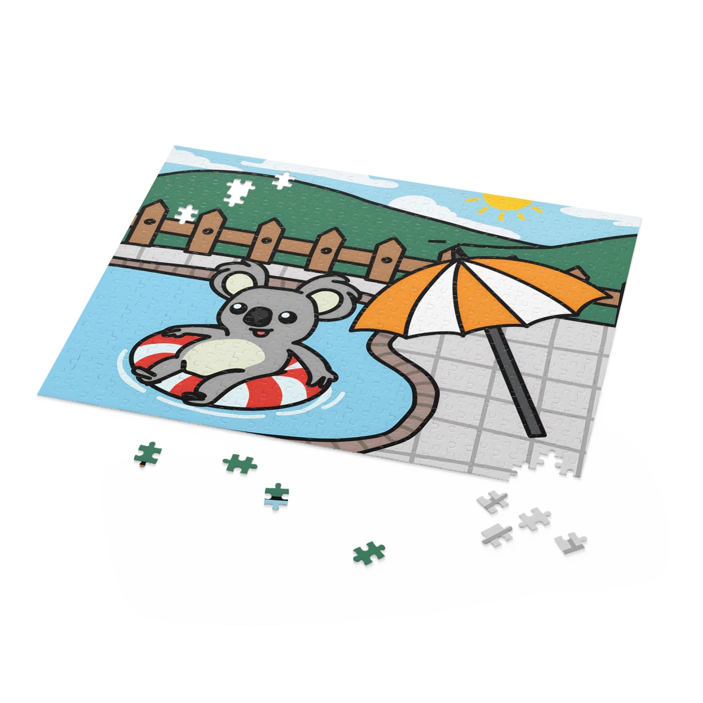 Koala Day Pool Day Puzzle (120, 252, 500-Piece)