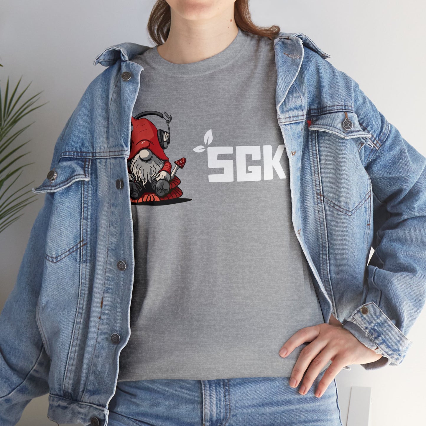SGK Red Gnome Front Unisex Heavy Cotton Tee