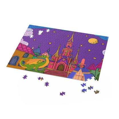 Mystic Wizards #328 Town Puzzle (120, 252, 500-Piece)