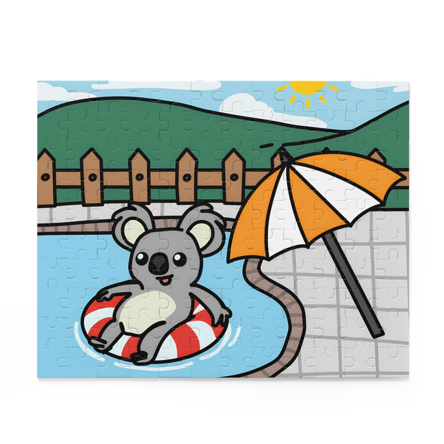 Koala Day Pool Day Puzzle (120, 252, 500-Piece)