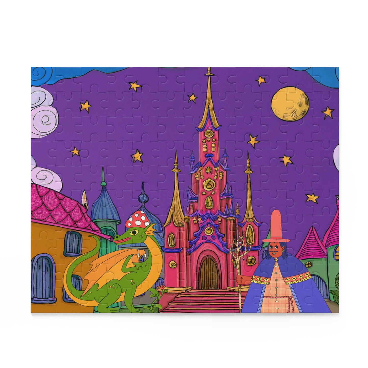 Mystic Wizards #328 Town Puzzle (120, 252, 500-Piece)