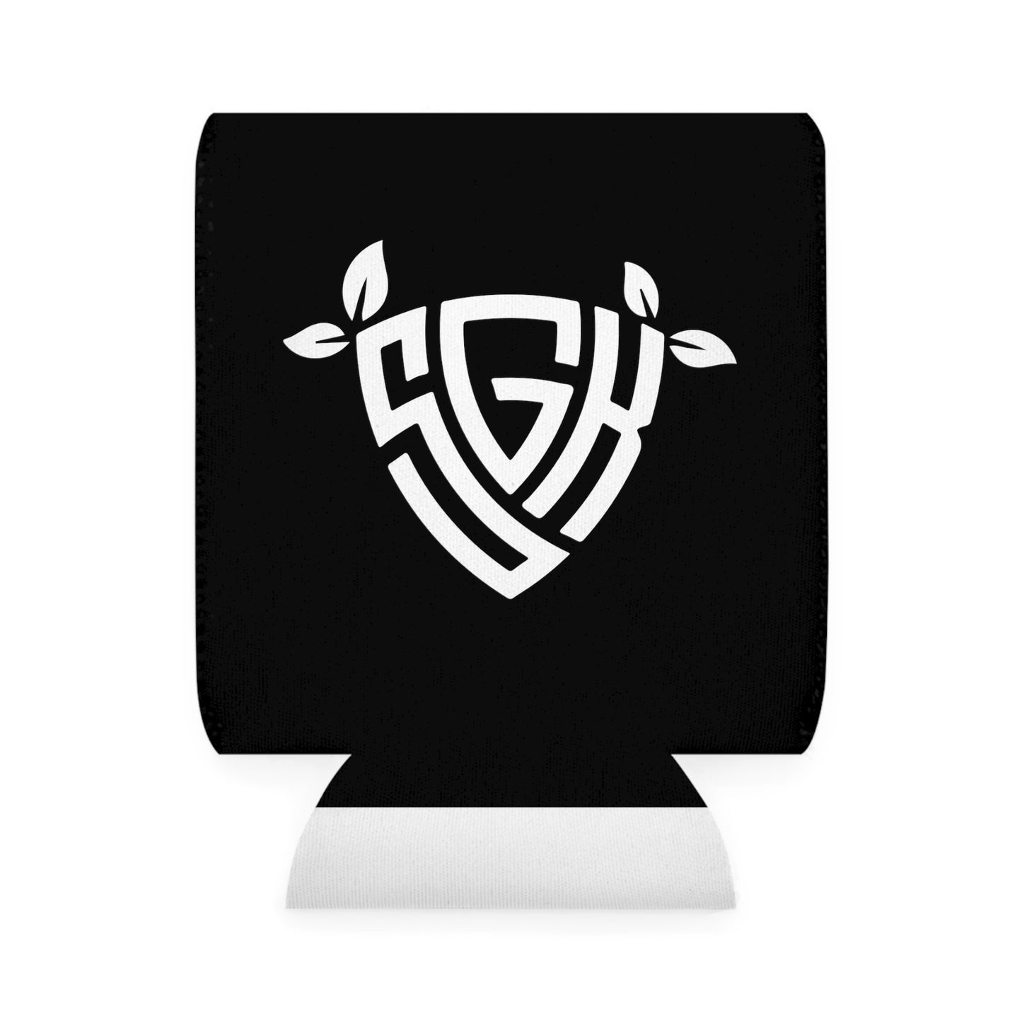 SGK White Logo Shield Can Cooler Sleeve