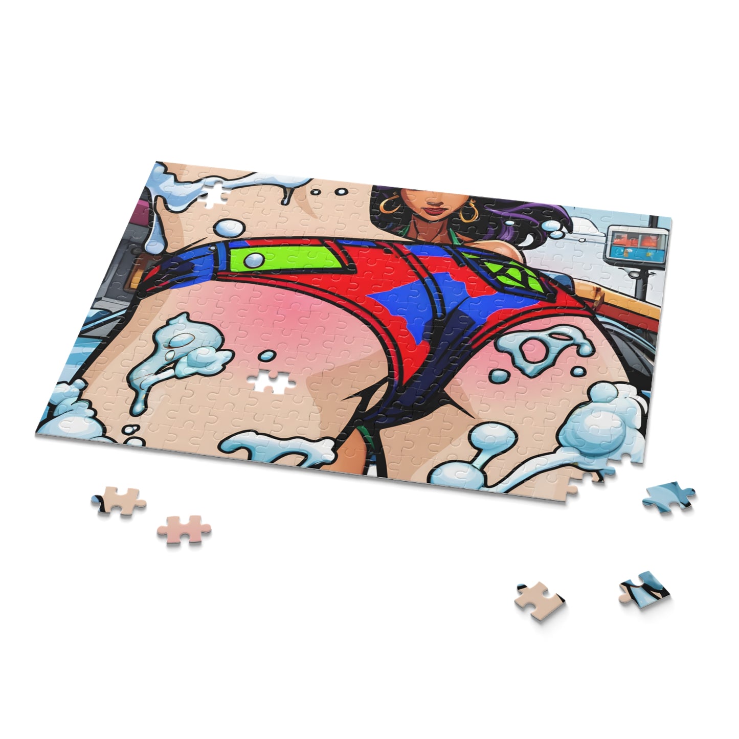 Super Butts Carwash Puzzle (120, 252, 500-Piece)