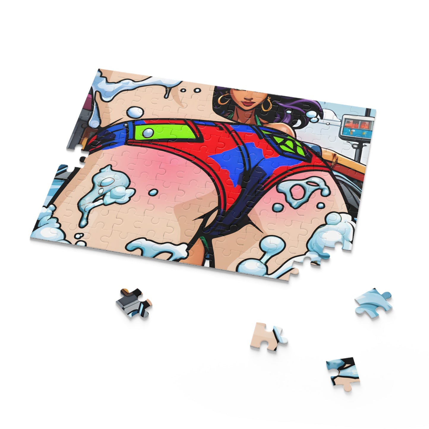 Super Butts Carwash Puzzle (120, 252, 500-Piece)