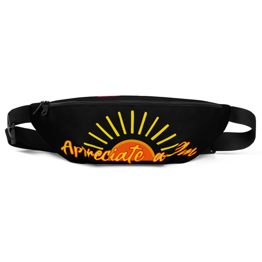 The Appreciators Black Fanny Pack