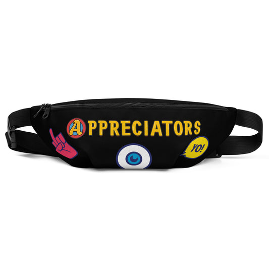 The Appreciators 3 Fish Finger Eye Fanny Pack