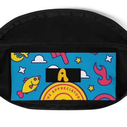 The Appreciators 3 Fish Finger Eye Fanny Pack