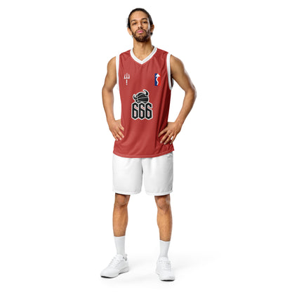 Saints and Sinners Recycled unisex basketball jersey