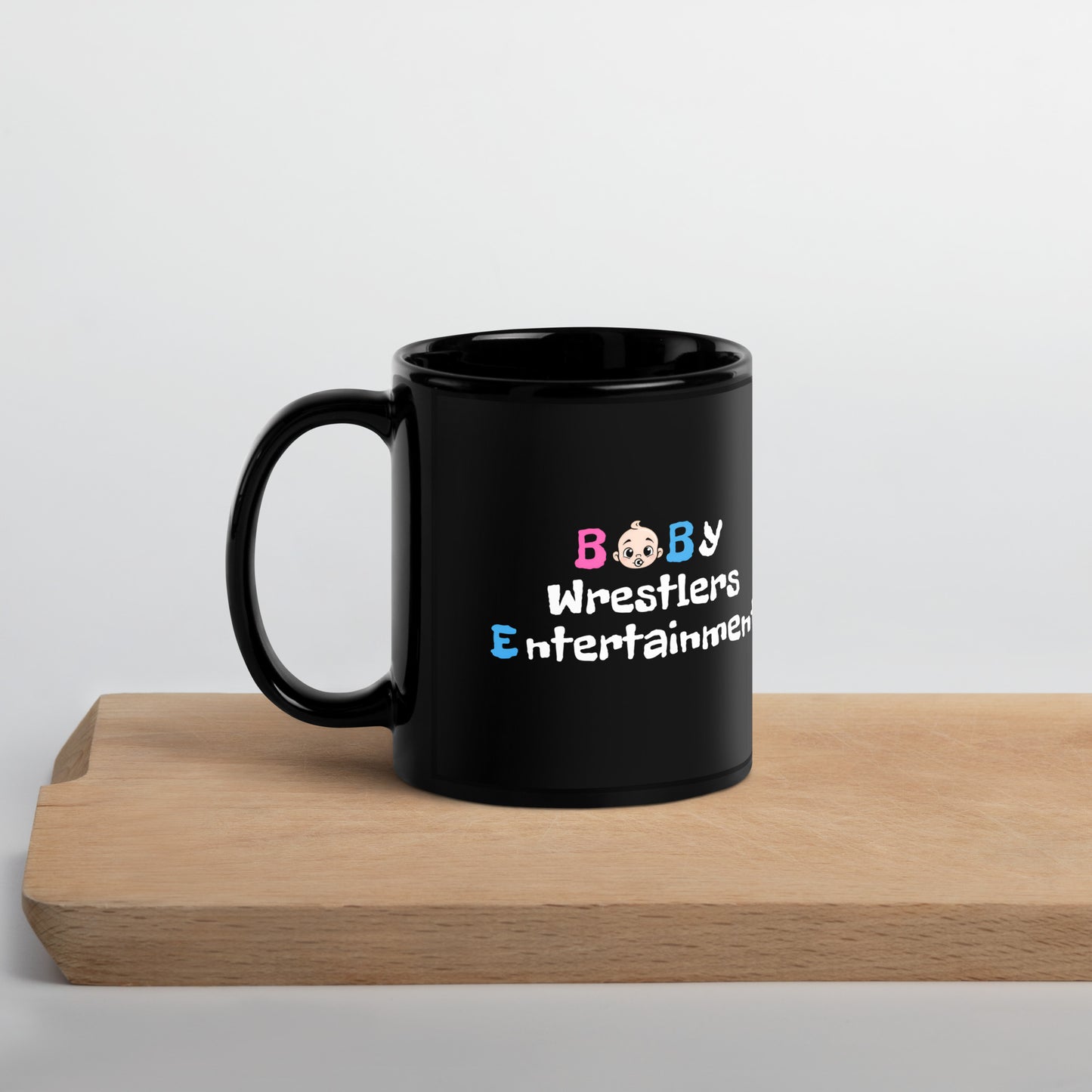 BWE Black Glossy Mug