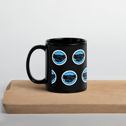 Collab Centre Logo Black Glossy Mug