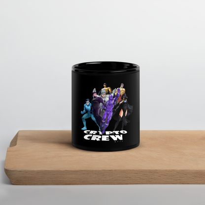 Crypto Crew - Black Glossy Mug