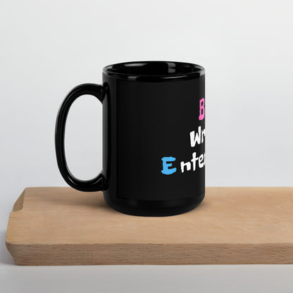 BWE Black Glossy Mug