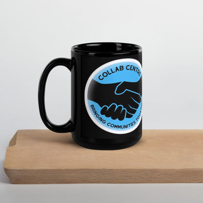 Collab Centre CHAOS #77 Black Glossy Mug