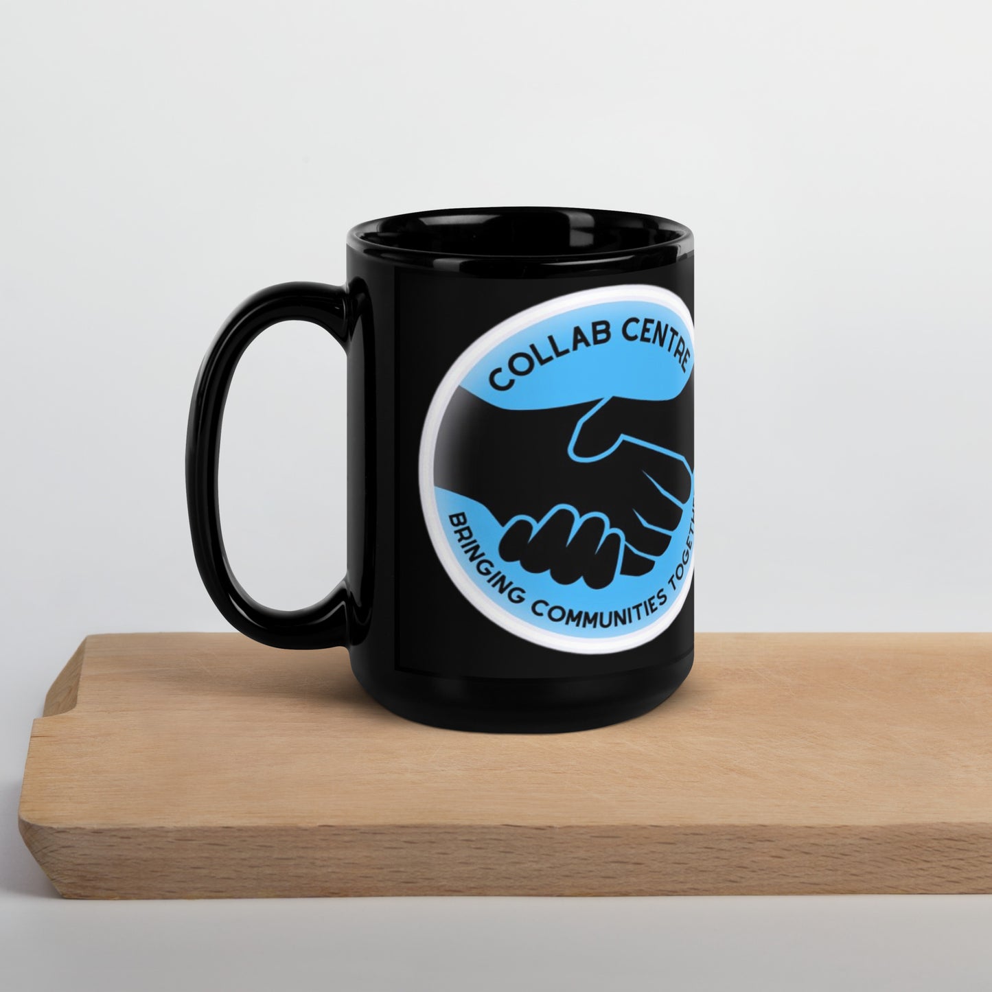 Collab Centre CHAOS #215 Black Glossy Mug