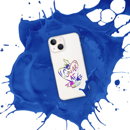 Gnar AF Multicolor Logo Clear Case for iPhone®