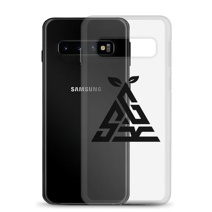 Funda transparente triangular negra SGK para Samsung®