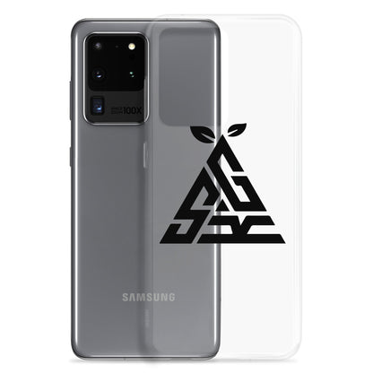 Funda transparente triangular negra SGK para Samsung®