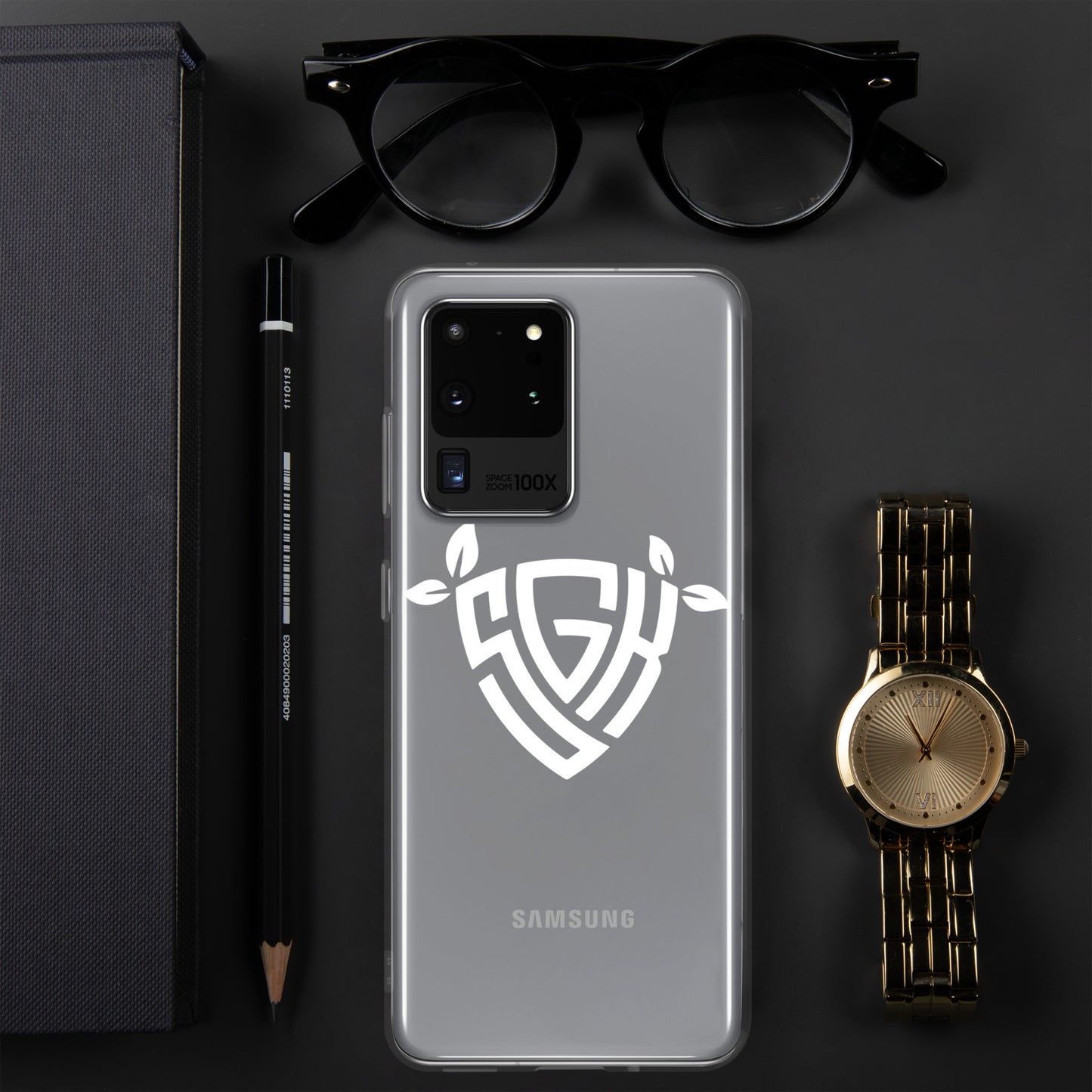 SGK White Shield Clear Case for Samsung®