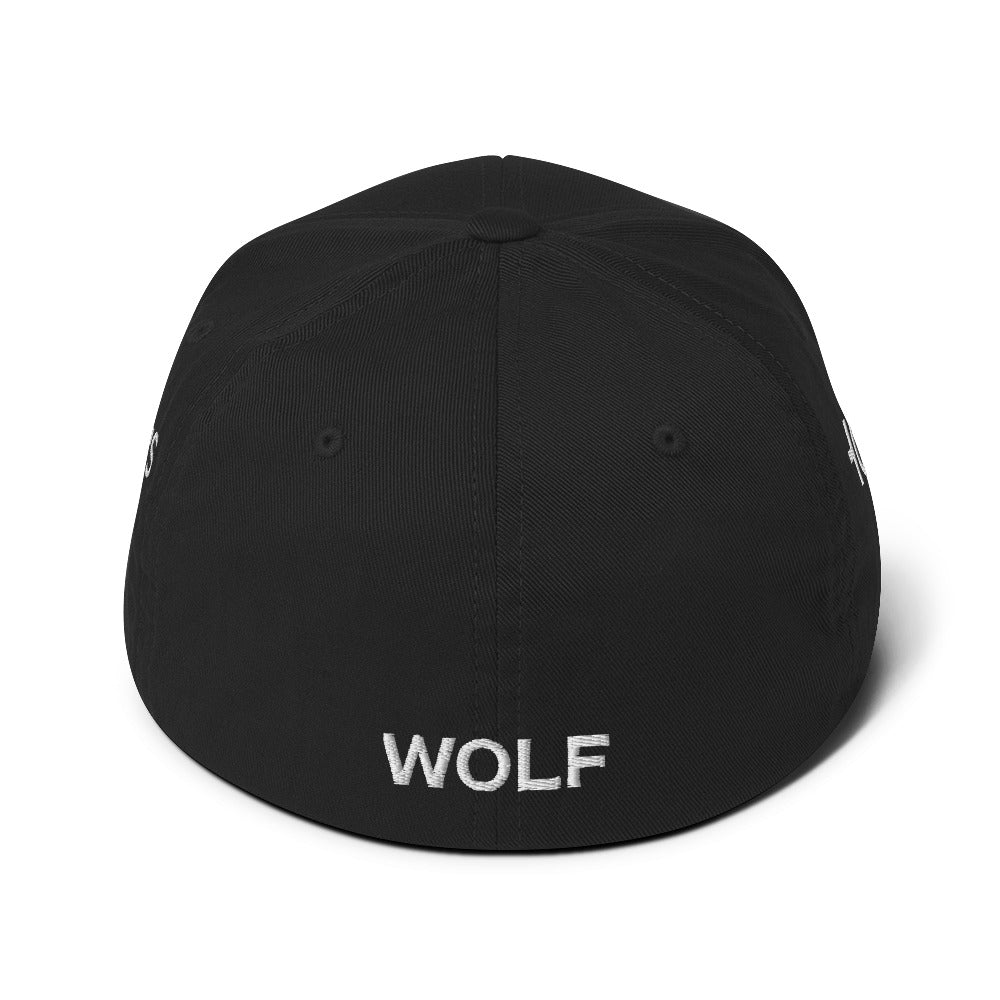 Wolfy's BB Host Wolf Structured Twill Flexfit Cap