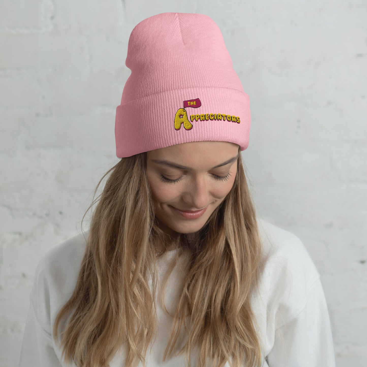 The Appreciators Flag Logo Cuffed Embroidered Beanie