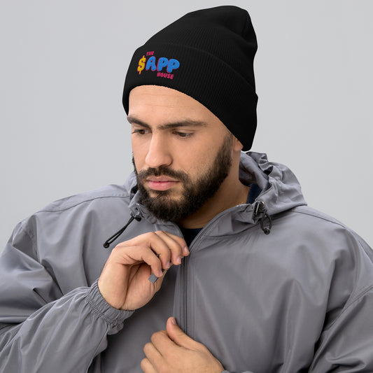 The Appreciators $APP House Cuffed Embroidered Beanie