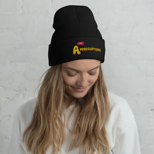 The Appreciators Flag Logo Cuffed Embroidered Beanie