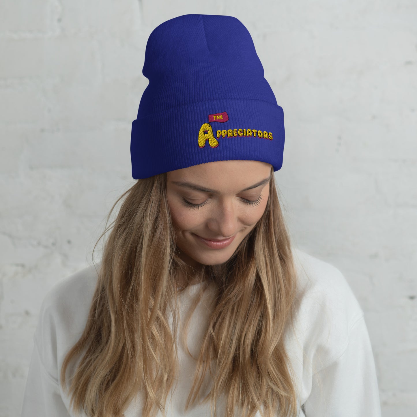 The Appreciators Flag Logo Cuffed Embroidered Beanie