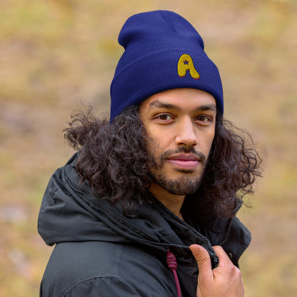 The Appreciators "A" Cuffed Embroidered Beanie