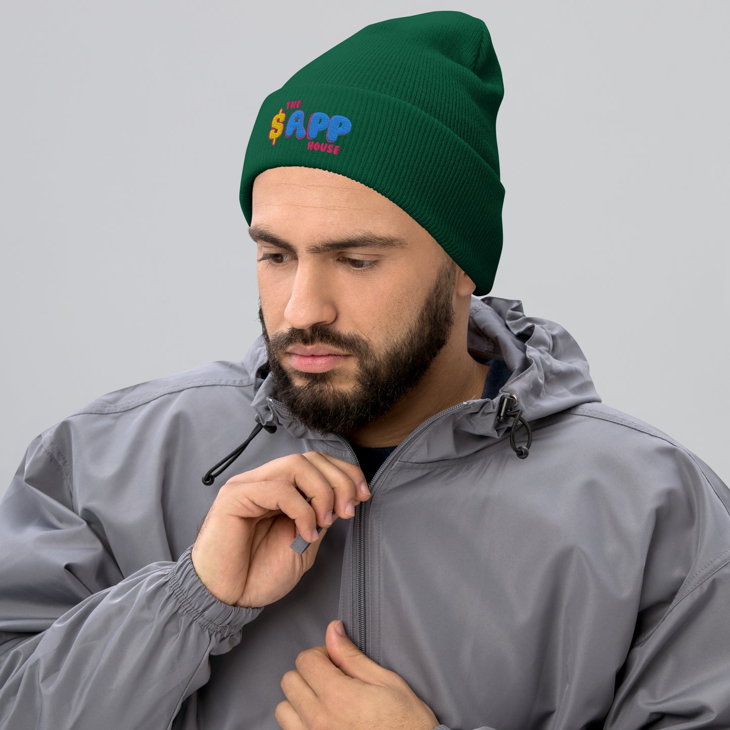 The Appreciators $APP House Cuffed Embroidered Beanie