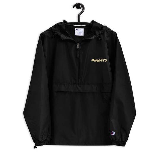 CannaBuddies #web420 Embroidered Champion Packable Jacket