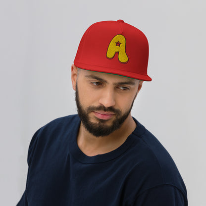 The Appreciators Flat Bill "A" Embroidered Cap