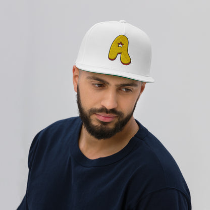 The Appreciators Flat Bill "A" Embroidered Cap