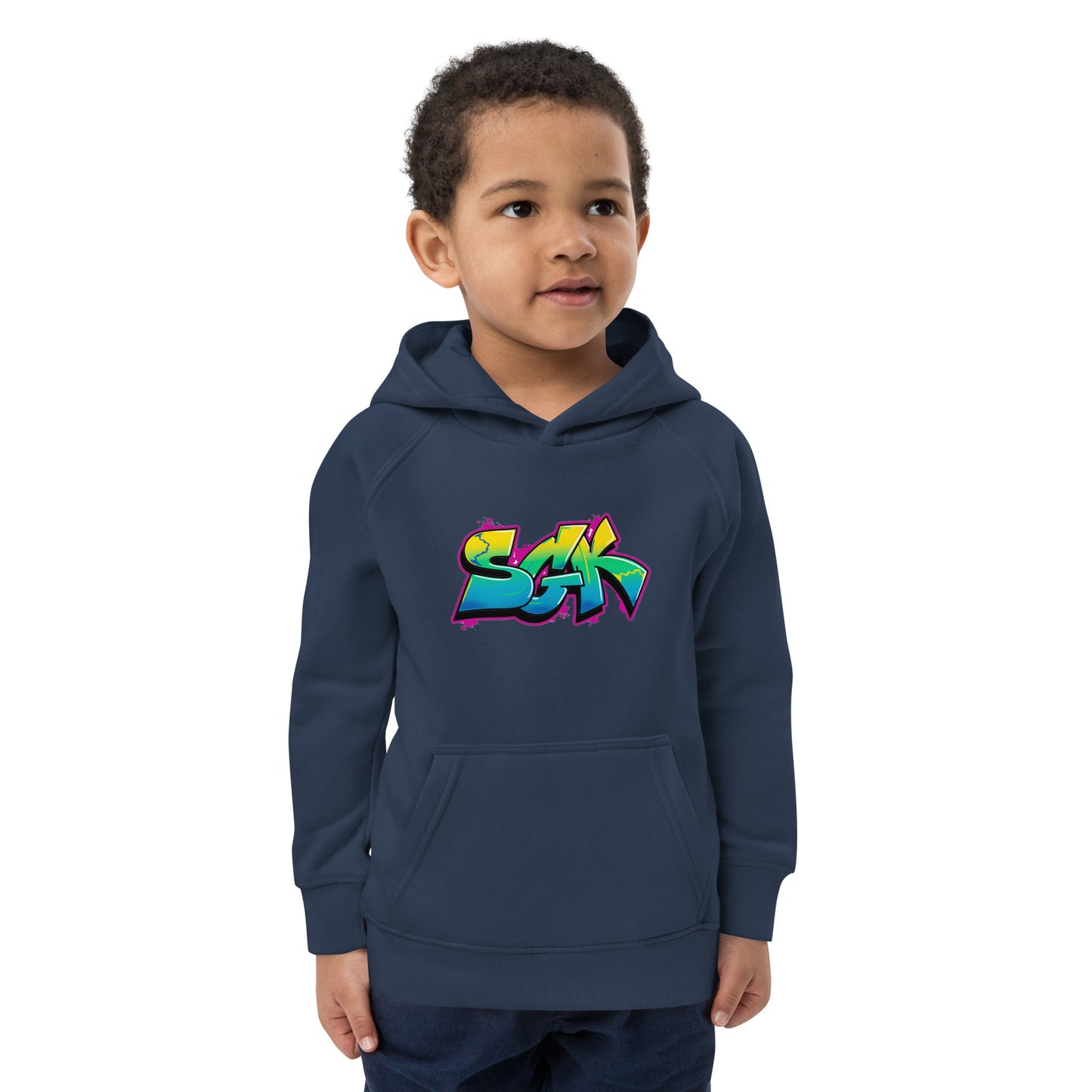 Sudadera con capucha ecológica SGK Kids Logotipo SGK