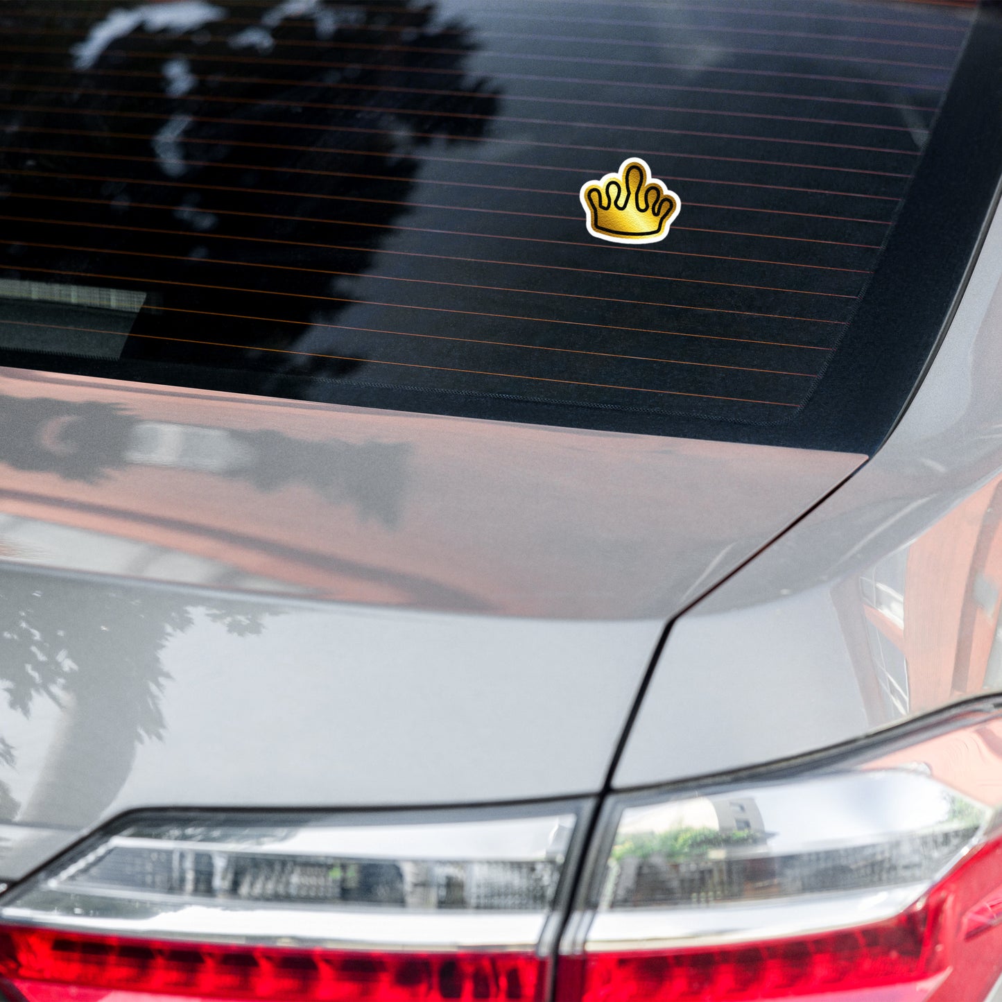 SSU Gold Crown Shaped Bubble-free stickers