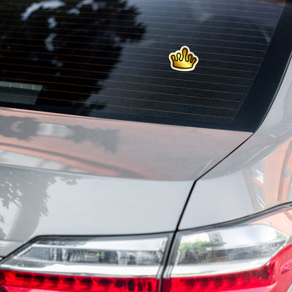 SSU Gold Crown Shaped Bubble-free stickers