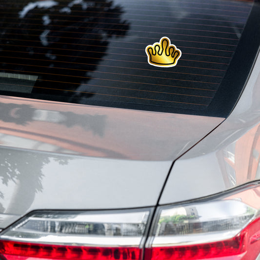 SSU Gold Crown Shaped Bubble-free stickers