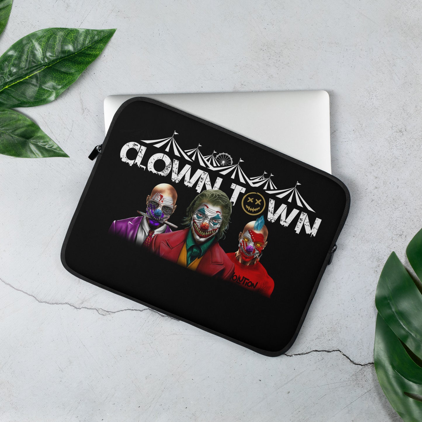 The Clown Town NFT Laptop Sleeve