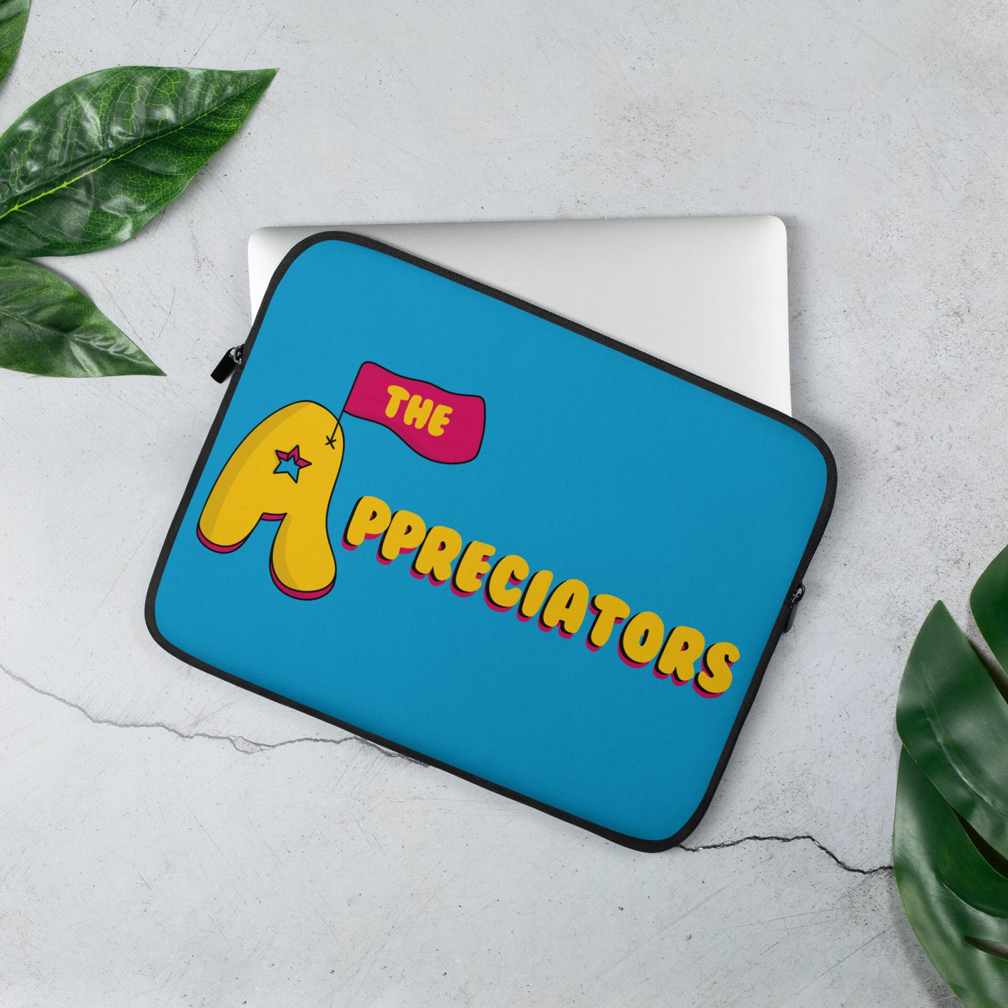 The Appreciators Flag Blue Laptop Sleeve