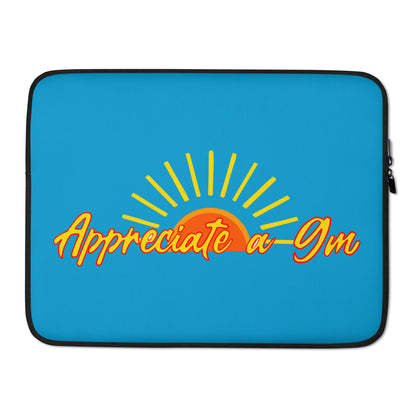 The Appreciators Appreciate a GM Blue Laptop Sleeve