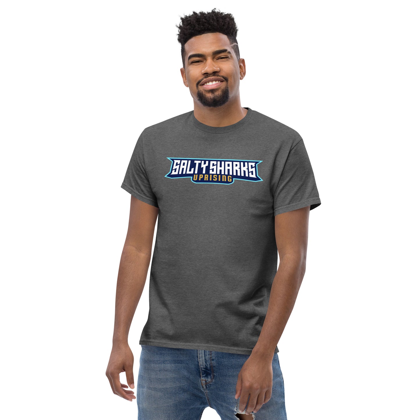 SSU Men's classic tee Salty Sharks Uprising Alexina Back