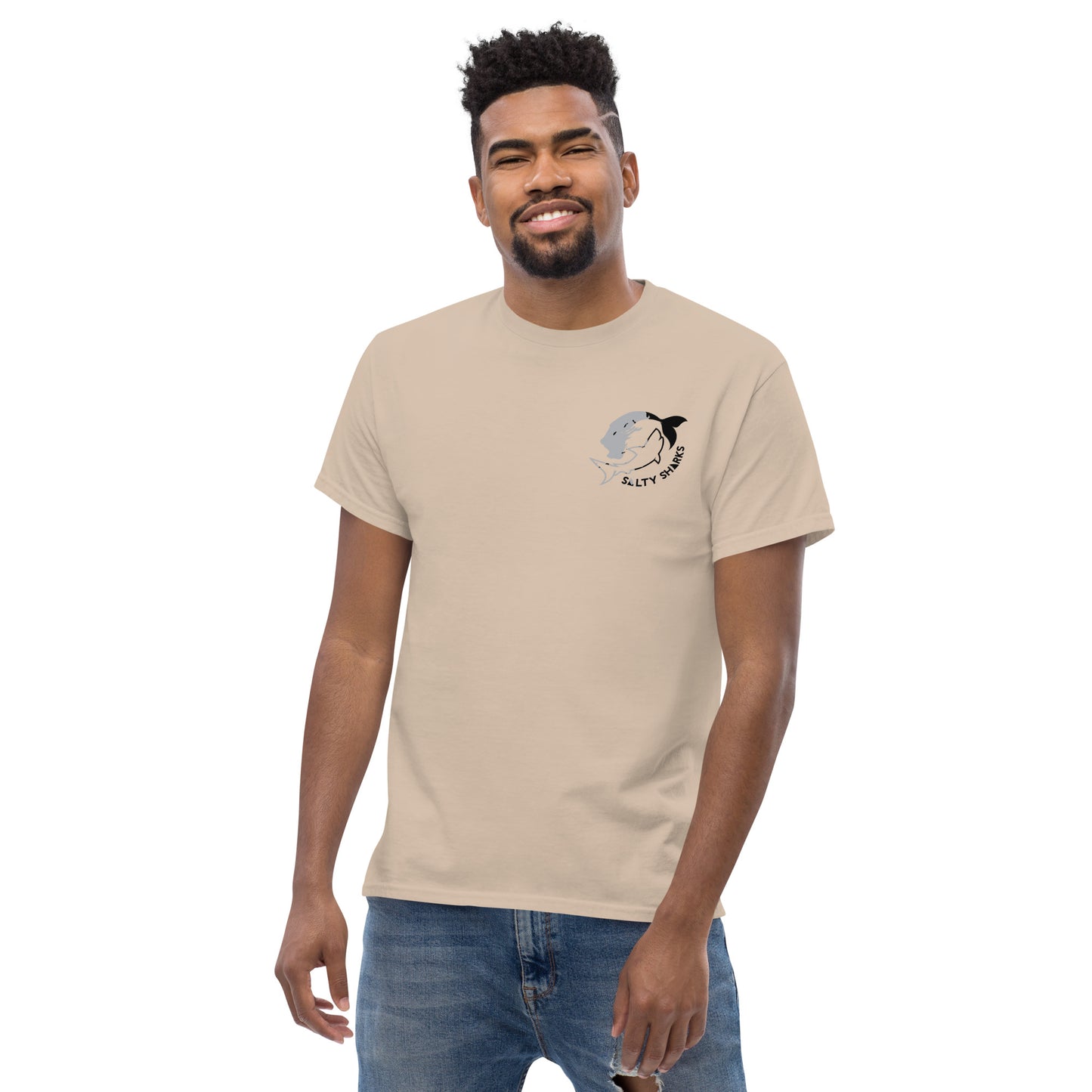 SSU Men's classic tee Black Sharks Alexina Back