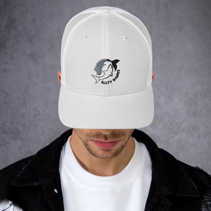 SSU Salty Sharks Black Logo Trucker Cap