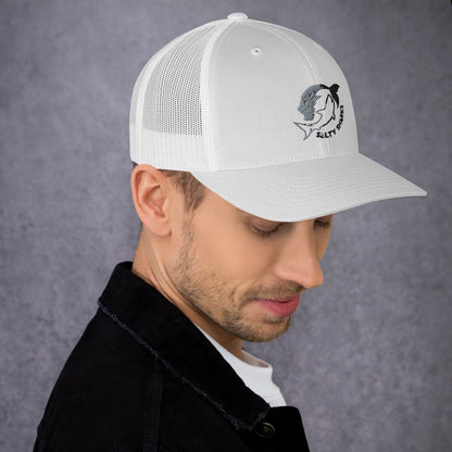 SSU Salty Sharks Black Logo Trucker Cap