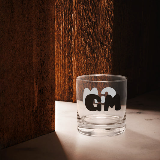 Commons Black GM Rocks glass