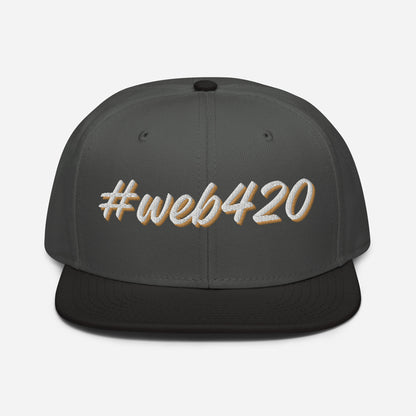 CannaBuddies #web420 Embroidered Snapback Hat