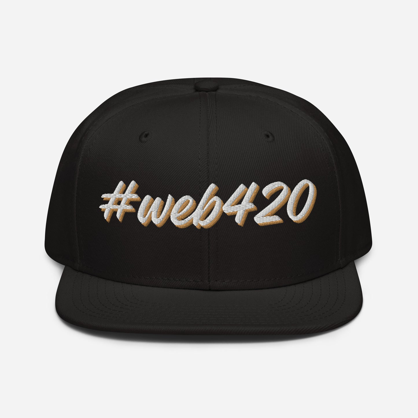 CannaBuddies #web420 Embroidered Snapback Hat